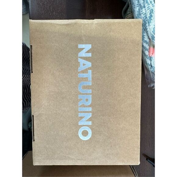 NATURINO CLARIES Zebra-print fabric ballet flats, White - Picture 9 of 14